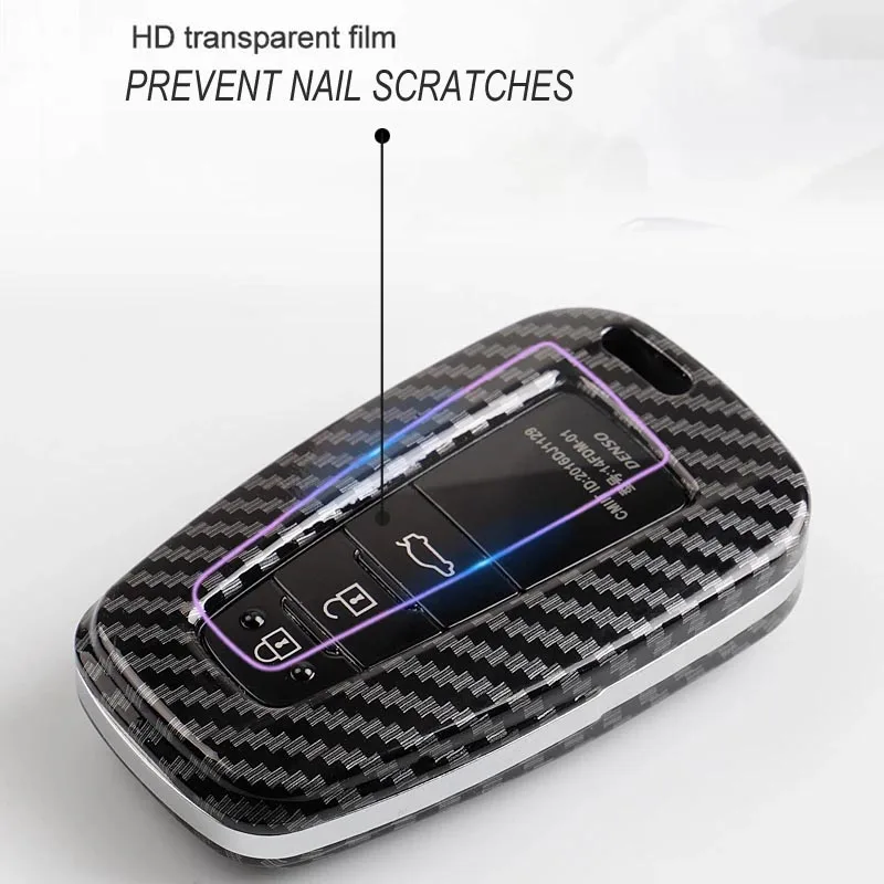 Custodia per chiave Auto remota Shell per Toyota Chr C-HR Camry Corolla Prado Prius RAV4 2018-2022 Cruiser Smart accessori Auto - Sef8cb0294ec34641b0e1a5f107d0a511R