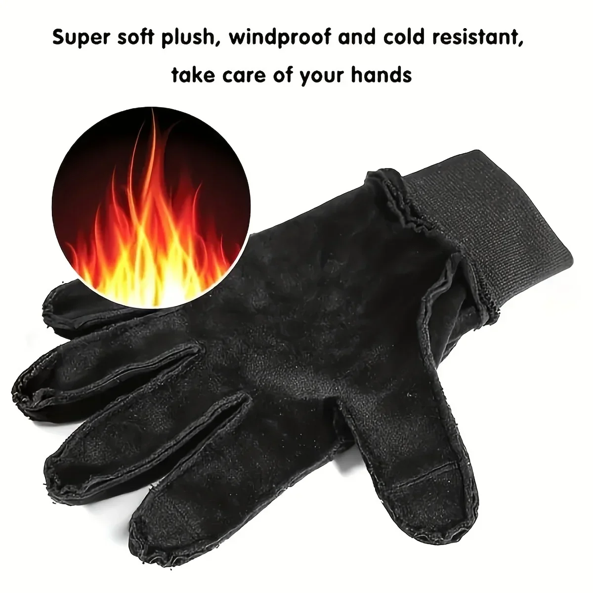 1 Pair of Waterproof and Cold Resistant Gloves with Anti Slip Touch Screen Function, Very Suitable for Outdoor Activities
