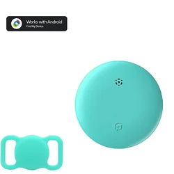 Compact Smart Tracker: Universal Anti - Loss Device with Finder Locator Capabilities (Blue pet)