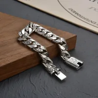 Guirlande de vigne intemporelle en argent Sterling S925, boucle rétro Punk, bijoux de réservoir, cadeau créatif, prix d'usine 4