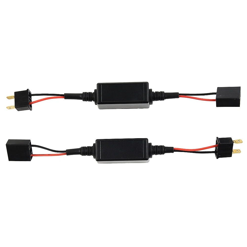 CANBUS EMC LED 헤드라이트 디코더, 자동 LED 조명, H7 플리커 방지 하네스 전구, LED Canbus 디코더, 1 쌍