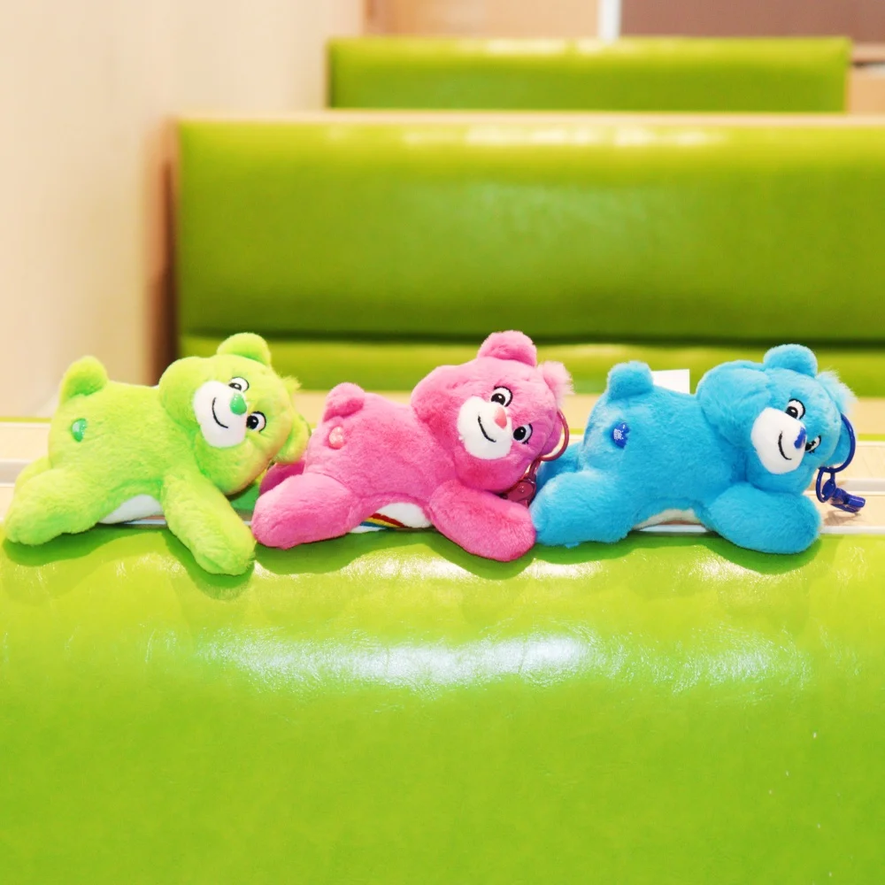 Care Bears Lying Pendant With Perfume Plush Toys Cartoon Cute Anime Doll keyring Children's Toy Backpack Pendant Birthday Gifts 2