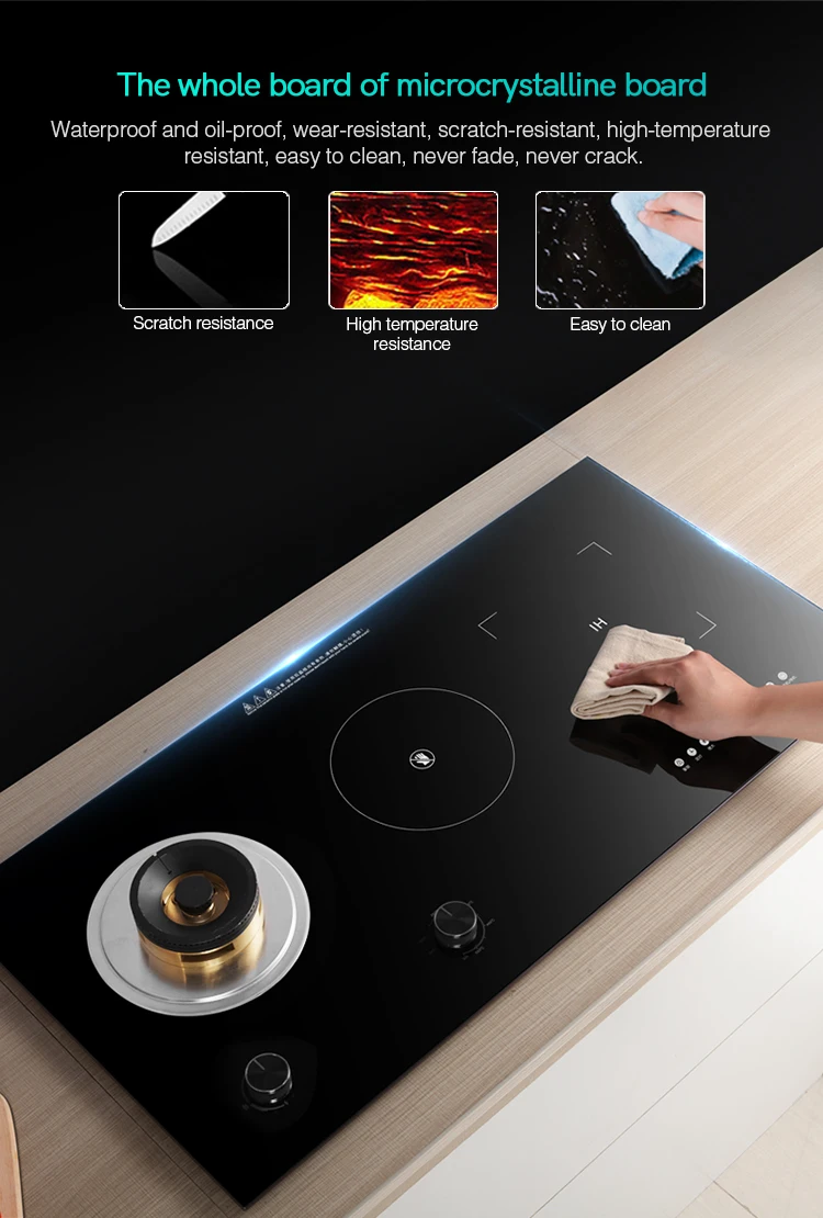Induction Cooker,Good Quality,Integrated Stove,3 Head Design,Cooking Stove,220V Modern Efficient Kitchen Cooking Appliance 4