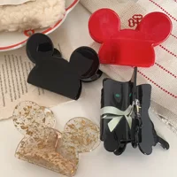 Muweordy Cartoon Mickey Acetate Hair Claw for Women Girls Popular Hair Catches Princess Crab Hair Clip Fashion Hair Accessories 5