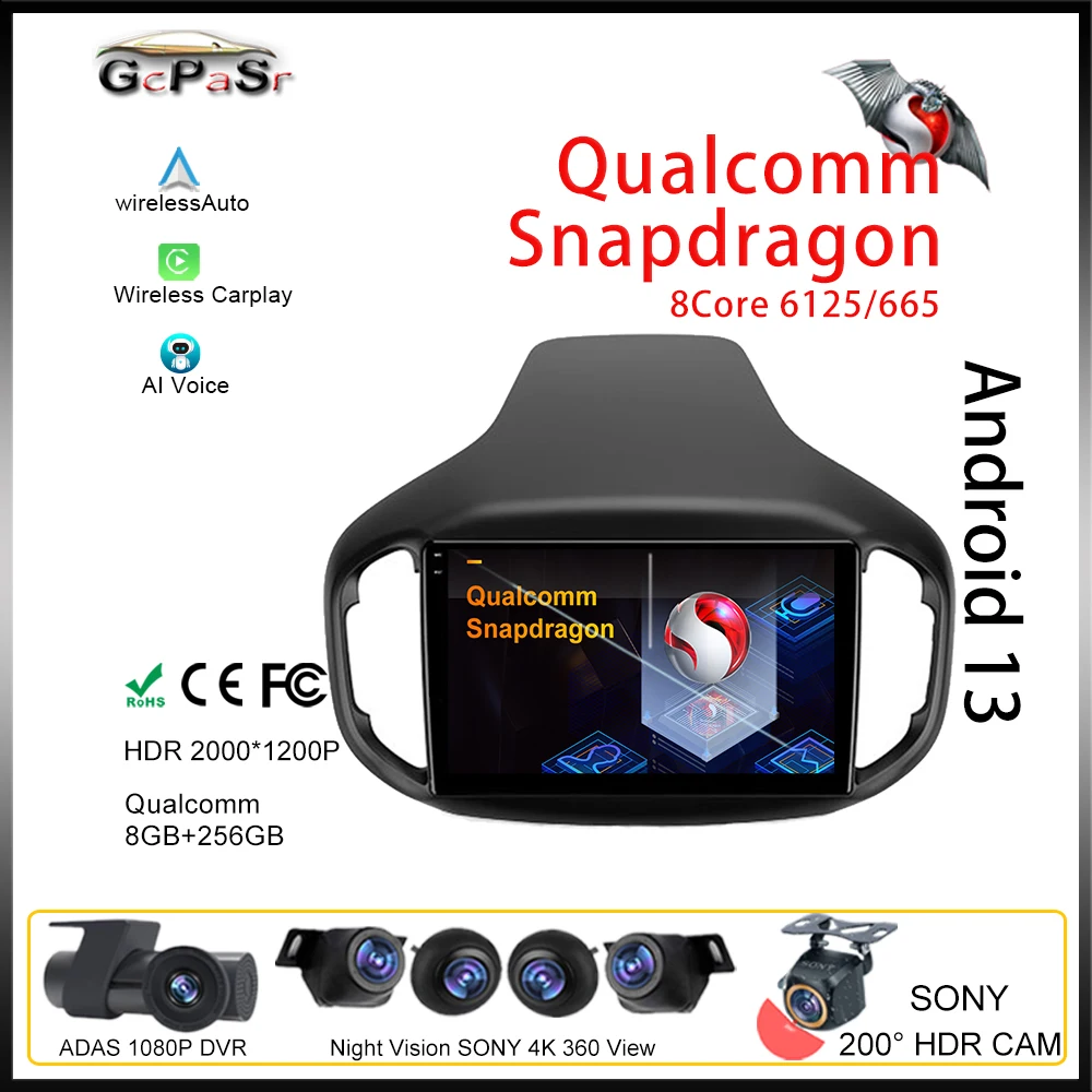 

Qualcomm Carplay Android Auto For Chery Tiggo 7 1 2016 - 2020 Car Radio Stereo Multimedia Camera WIFI GPS Navigation Video CPU
