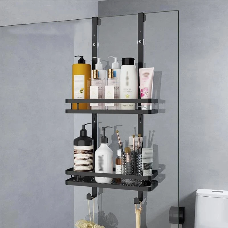 2 Pack Acrylic Bathroom Shelves, Storage Rack Shower Box Bathtub Spong –  AIJALY