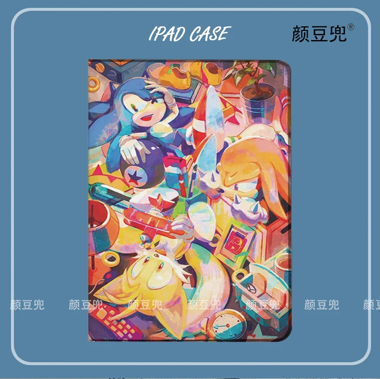 

Soni the Hedgehog Anime Movie Case For iPad 10.2 7th 8th 10th Air 4 5 Mini 5 6 Case Luxury Silicone For iPad Pro11 12.9 in 2023