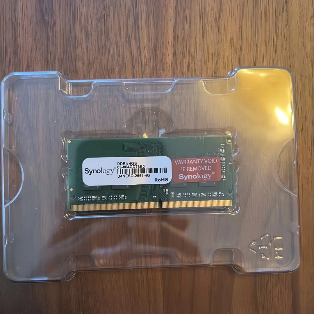 오리지널 Synology DDR4 D4NESO-2666-4G RAM SO-DIMM RAM 노트북 RAM 메모리 모듈, 비 ECC 2666Mhz