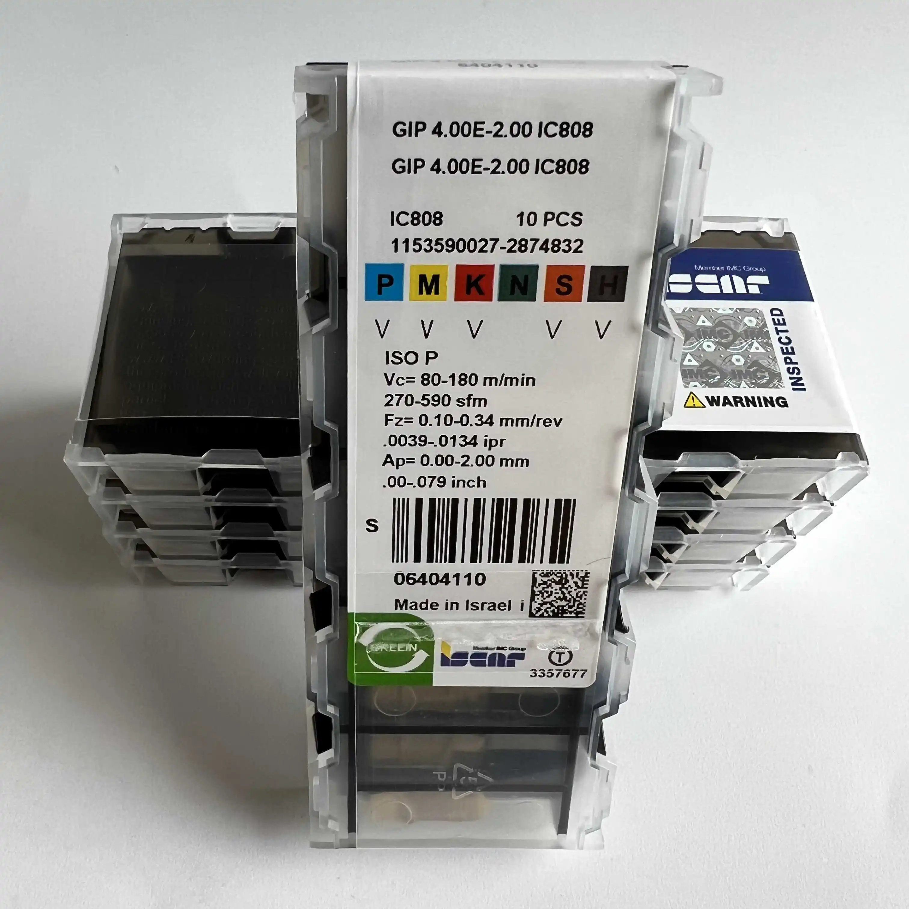 

GIP4.00E-2.00 IC808 / Carbide Blades 10 Pieces