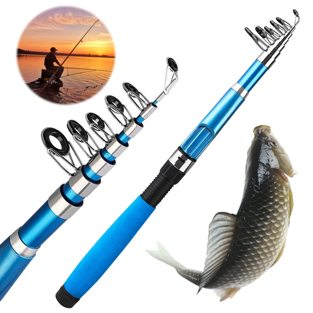 Telescopic Fishing Rod for Saltwater and Freshwater