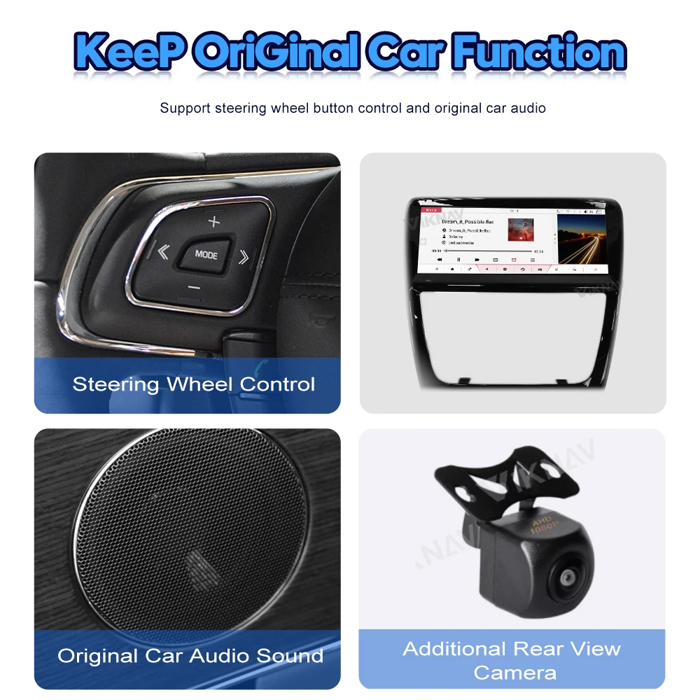 Android head unit For Jaguar XJL XJ 351 Car Radio Multimedia Player 2009-2016 with AC Plane