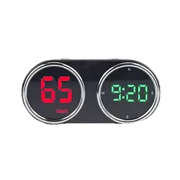 Display Head-Up a 7 Colori con Allarme di Eccesso di Velocità KMH, Tachimetro Digitale HUD con Caratteri Grandi, Display Velocità HUD in ABS, Accessori Auto