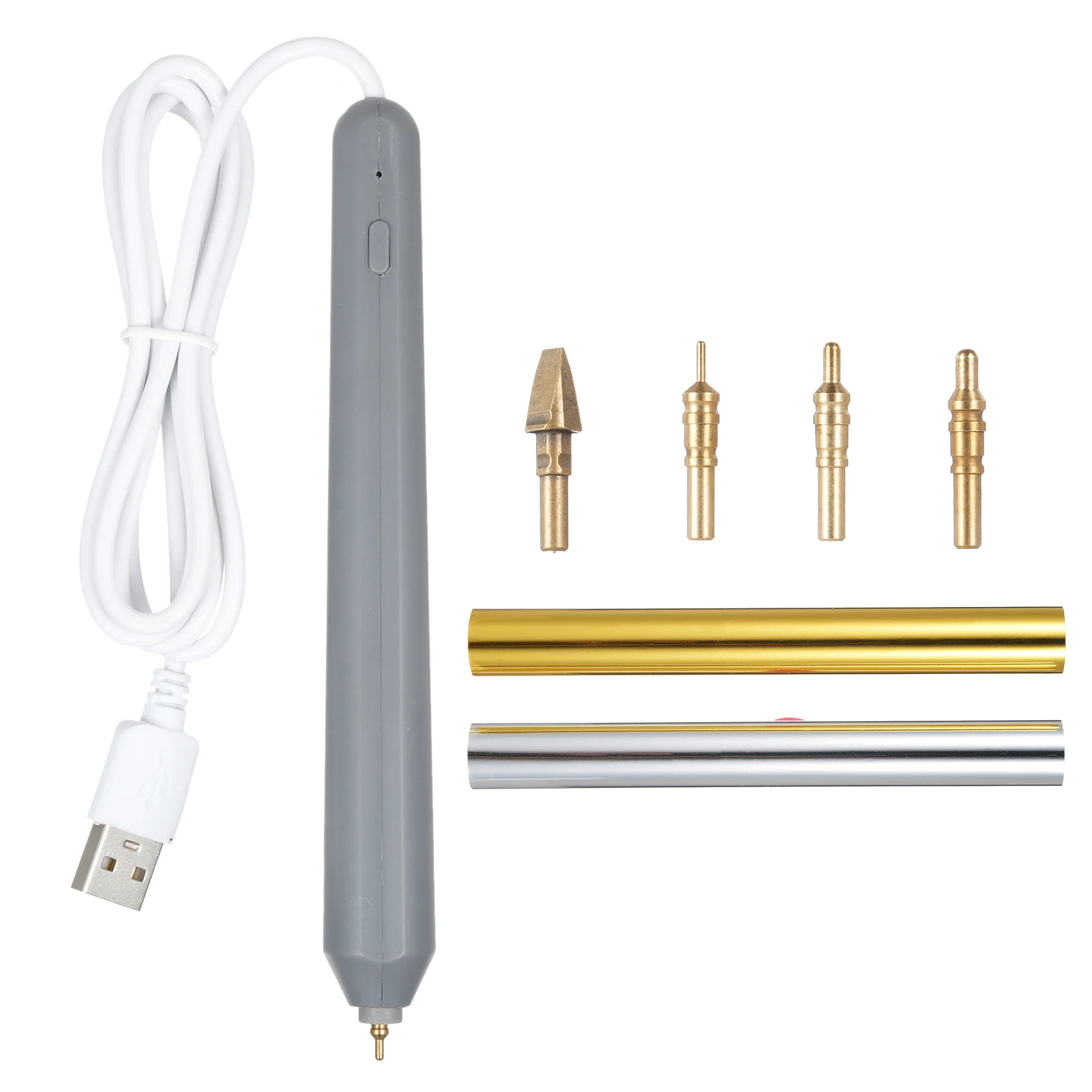 Hot Stamping Applicator Kit Stamping Pen Hot Heated Foil Pens Set for Scrapbooking