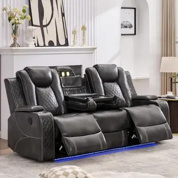 Zero Gravity Power Reclining Sofa with Wireless Charger 8