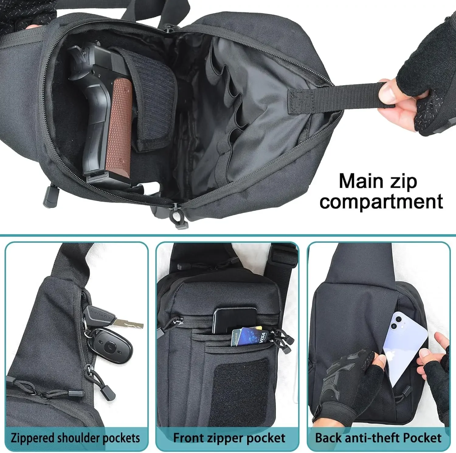 Multifunction Concealed Carry Style Bag 2