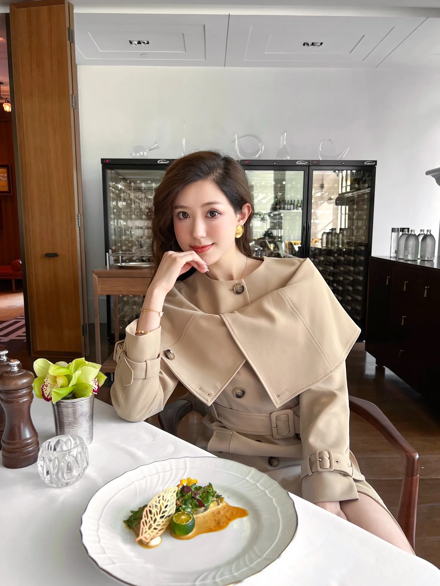 

2023 Autumn/Winter Fashion New Women's Clothing Belt Dress 0912