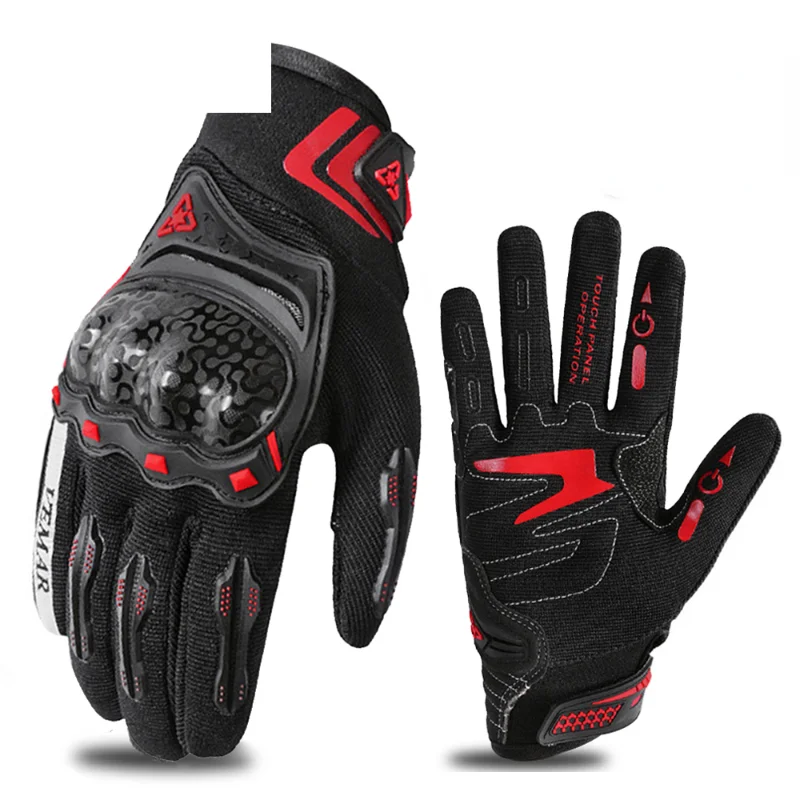 

Touchscreen Motorcycle Gloves Reflective Full Finger Protective Racing Biker Riding Motorbike Motocross Guantes