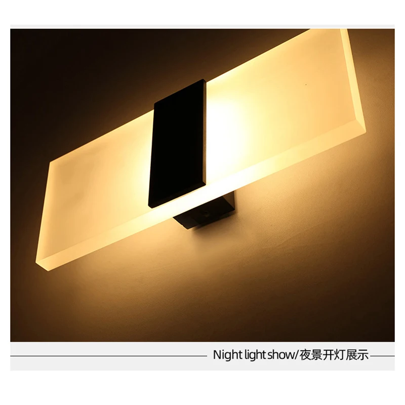 

Creative Minimalist Bedroom Bedside Living Room Restaurant Hotel Study Hallway Light LEDBedside Lamp Wall Lamp Lighting Fixtures