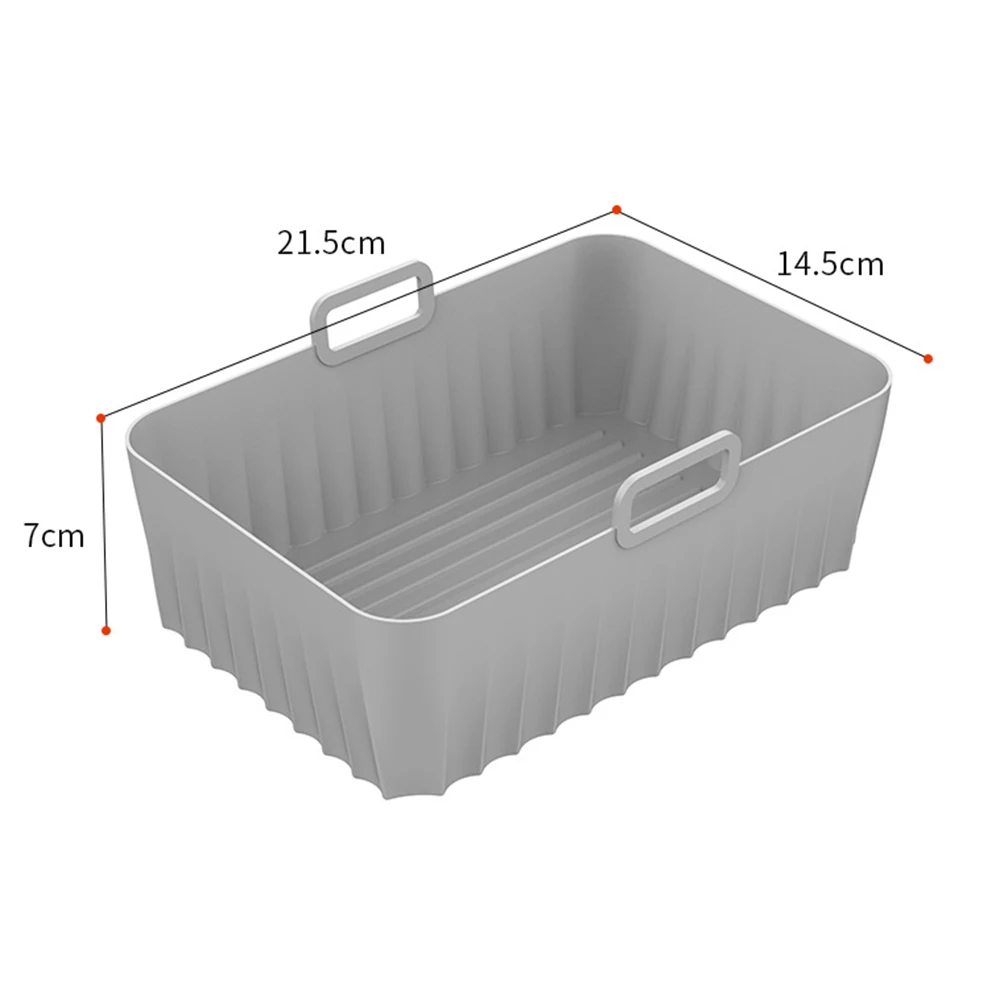 Air Fryer Liners Reusable Silicone Baking Tray For Air Fryers