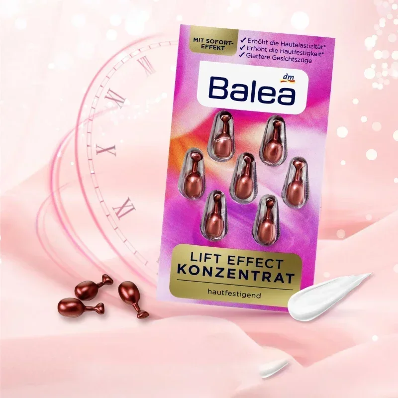 Balea Face Eye Serum Concentrate 4pcs Moisture Increases Dry Skin Elasticity Firmness Soften Eye Wrinkles Nourish Smooth Skin Microneedling Serum Wrinkle Essence