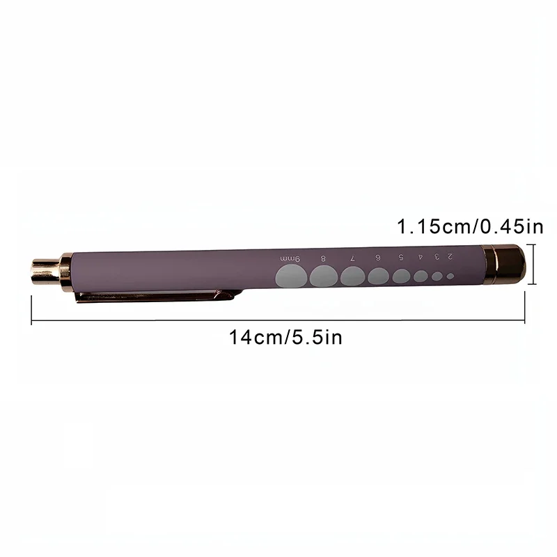 Compact LED Flashlight with Dual Light Modes for Medical Professionals