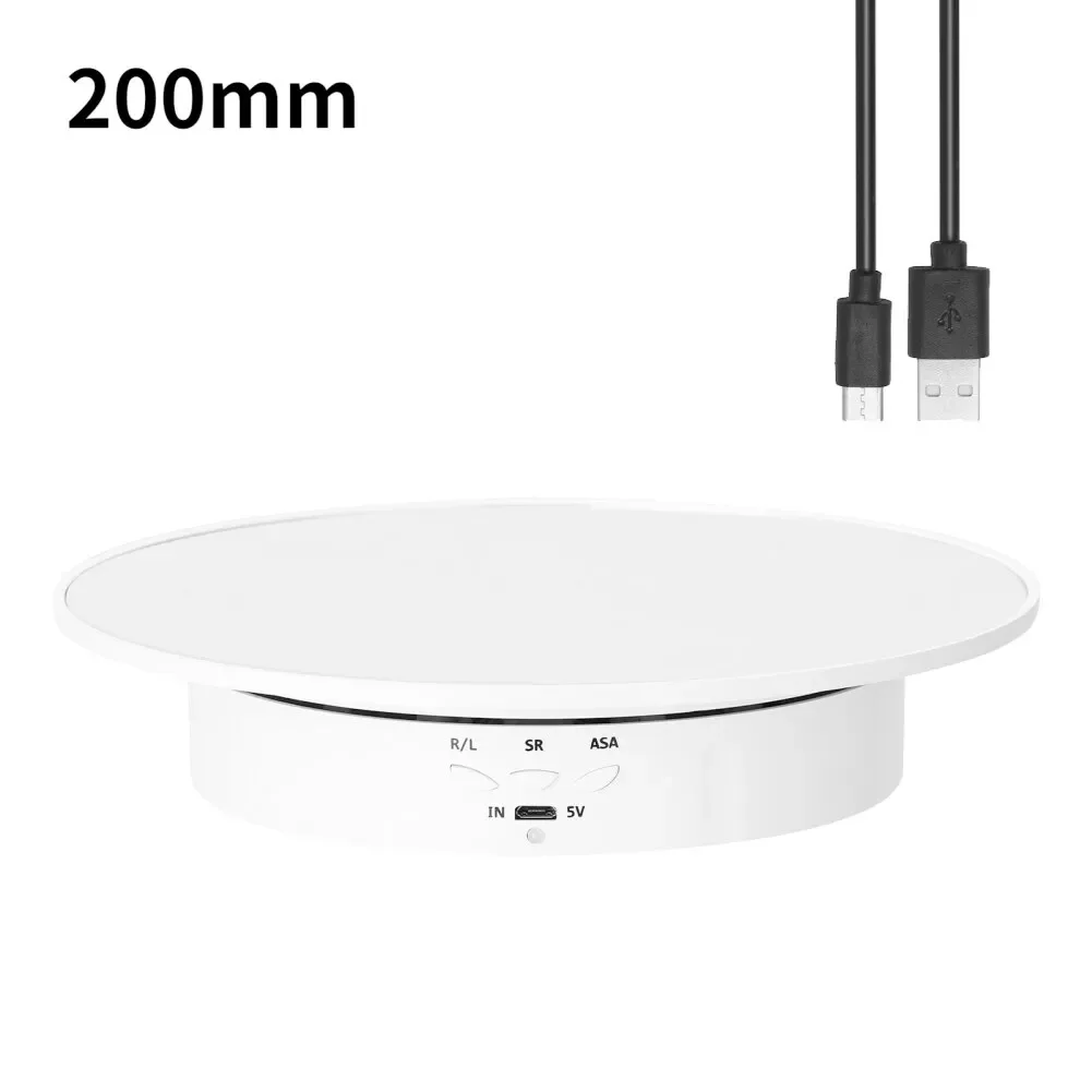 7.87'' 360° Rotating Display Stand w/ Remote for Jewelry Photo Video Figure - Picture 17 of 25