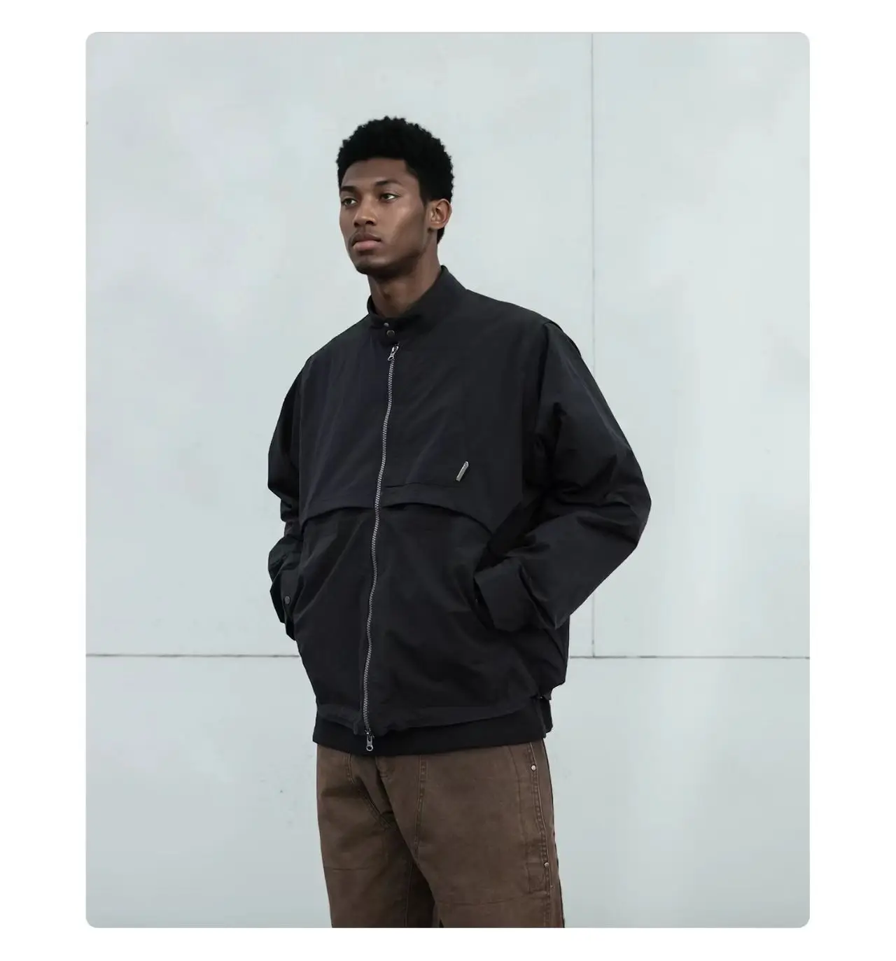 Whywokrs 25aw Graphene lining stand collar jacket multipocket ideal zipper techwear aesthetic gorpcore -