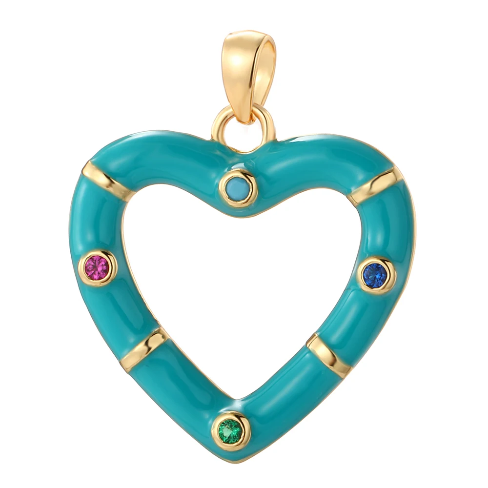 Turkish Evil Blue Eye Heart Charms for Jewelry Making Gold Color Fish Cross  Turco Dijes Diy Bracelet Necklace Earrings