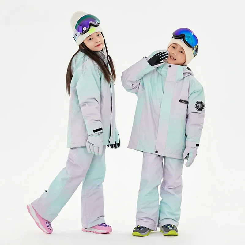 ChildrensSkijacketThickenedSnowProofBoysandGirlsProfessional