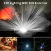 200000mAh Solar Power Bank Ultra Capacity Waterproof Battery Outdoor Portable Powerbank LED External Battery For iPhone Samsung 5