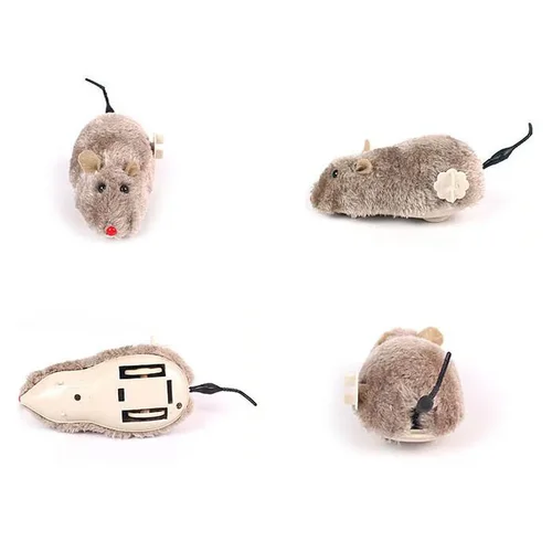 스프링 파워 플러시 마우스 장난감, 창의적인 고양이 장난감, 모션 쥐 고양이 개 놀이 장난감, 반려동물 인터랙티브 장난감, 반려동물 제품 3