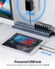 ORICO Aluminum Powered USB3.0 HUB 7/10 Ports USB Extension with Switches 12V Power Adapter Support BC1.2 Charging Splitter 3