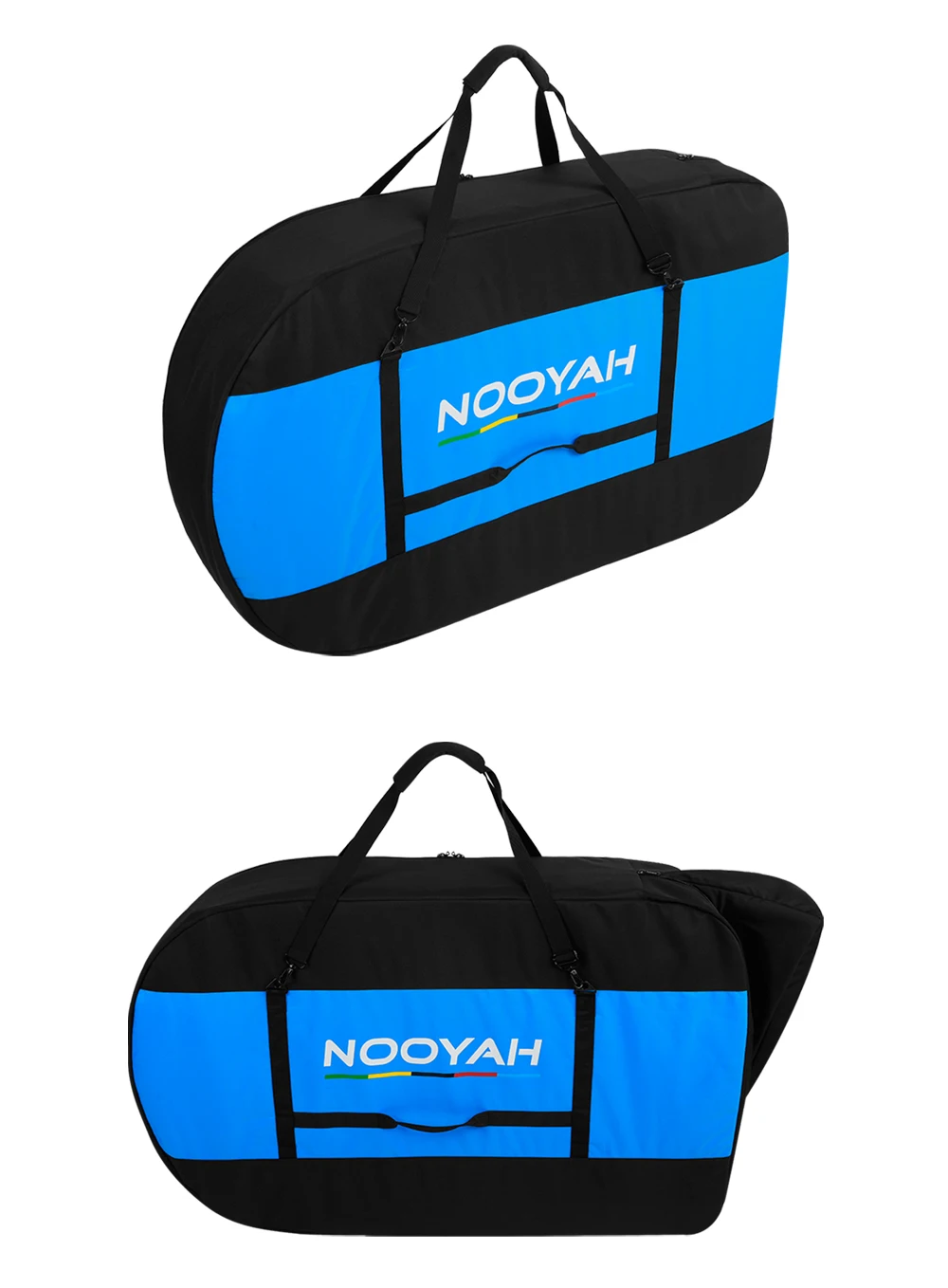 NOOYAH Fahrradtasche Fahrradtransport Keine Notwendigkeit, Lenker Räder zu entfernen MTB Rennrad Tasche Dreilagiges Gewebe Faltbare 2-in-1 Multifunktionstasche – Detail 15