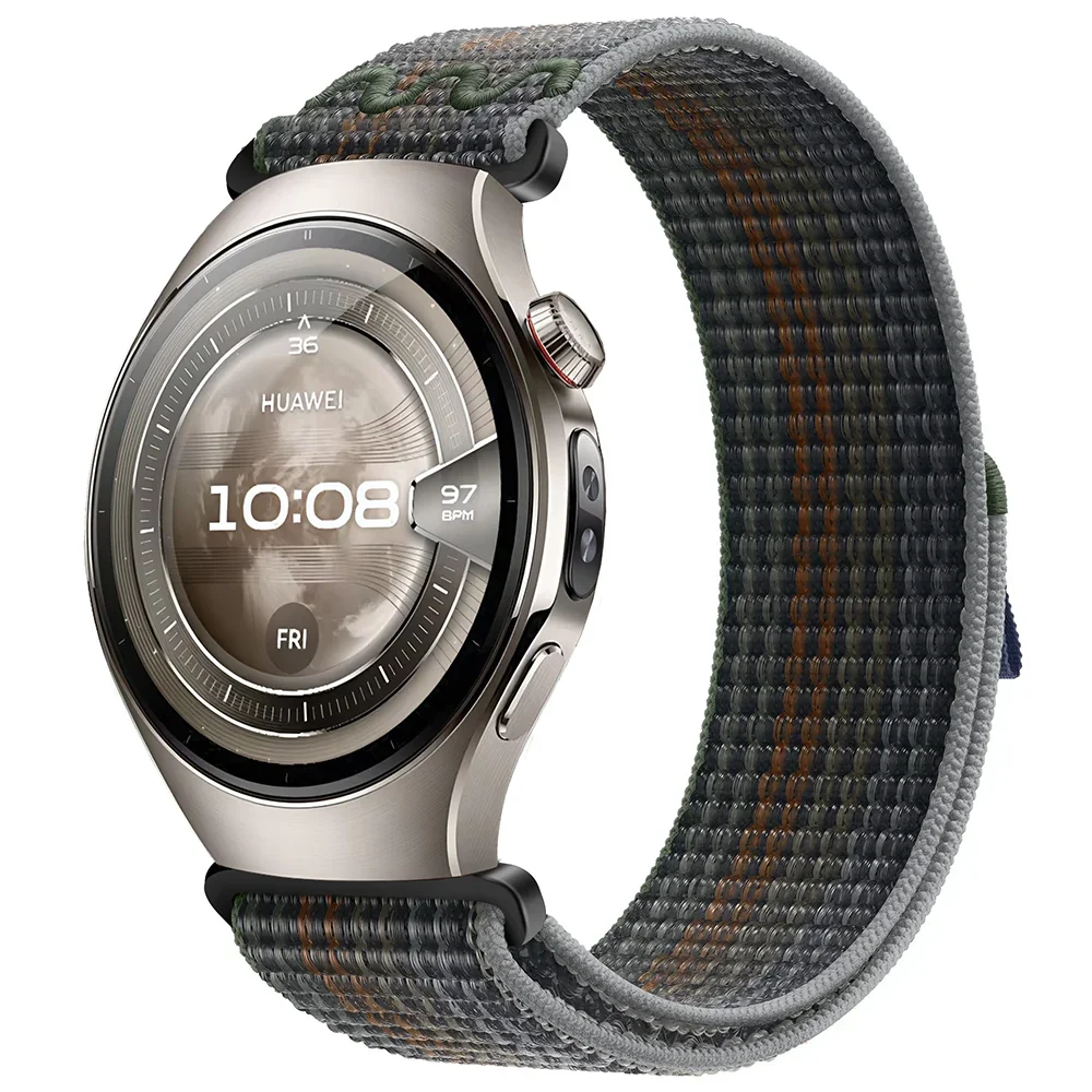 Versatile Nylon Loop Wristband Bracelet – 22mm/20mm Adjustable Strap