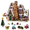 Creative Mini Christmas Gingerbread man House Building Blocks Hut Model Assemble Bricks Toy Holiday Gifts For Kid Girl Boy Adult 1