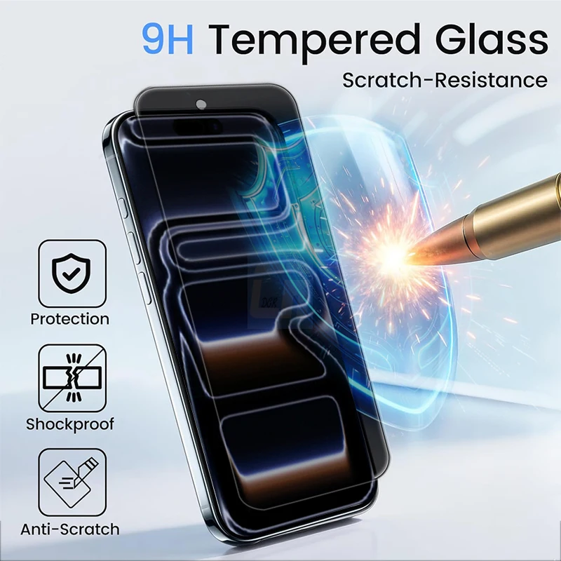 Enhanced Privacy Screen Protector - 2-4 Piece Full Cover Tempered Glass