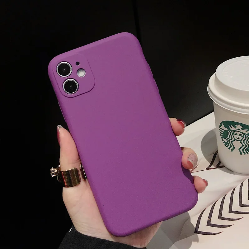 Sleek Shockproof Matte Silicone Phone Case