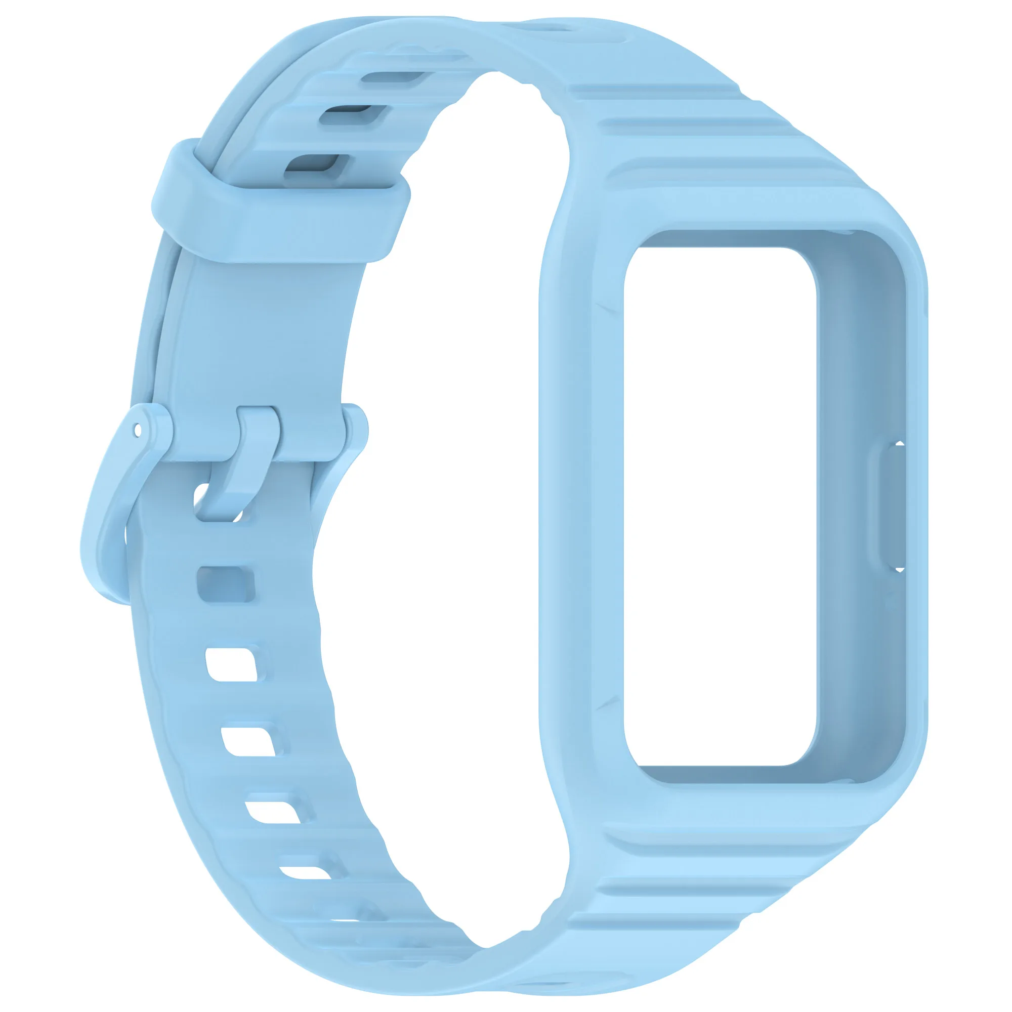 Not Seperated Strap For Samsung Galaxy Fit 3 SM-R390 Durable and Soft Silicone Adjustable Watchband Comfortable To Wear