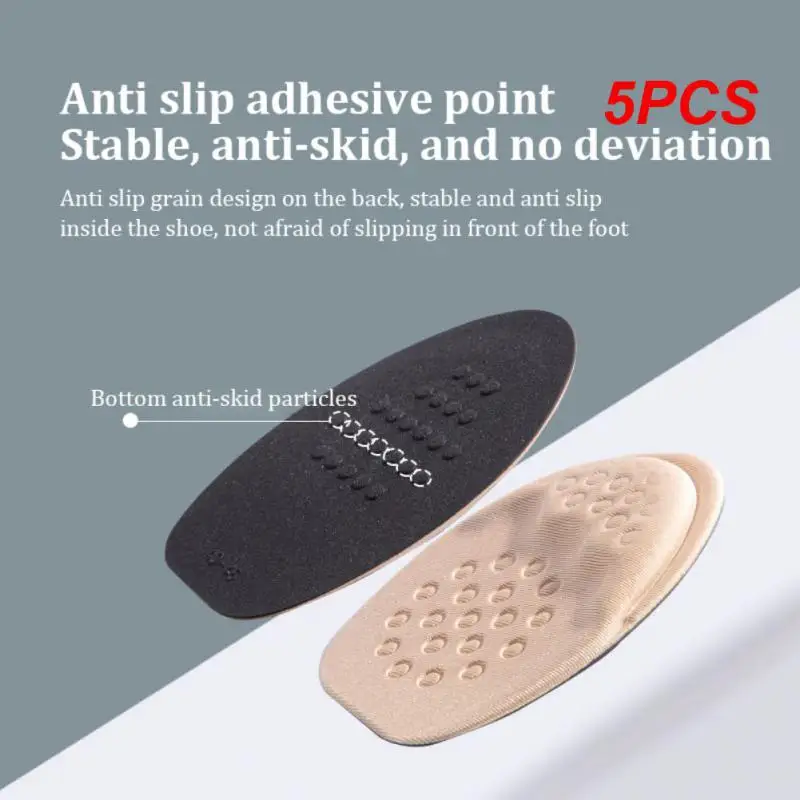 

5 шт., Нескользящие стельки для снятия боли в передней части стопы