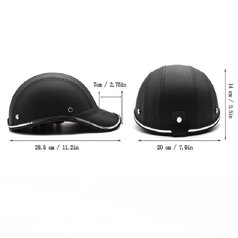 Motorcycle Helmet Electric Vehicle Harley Half Helmet Summer Baseball Cap Men and Women Lightweight Safety