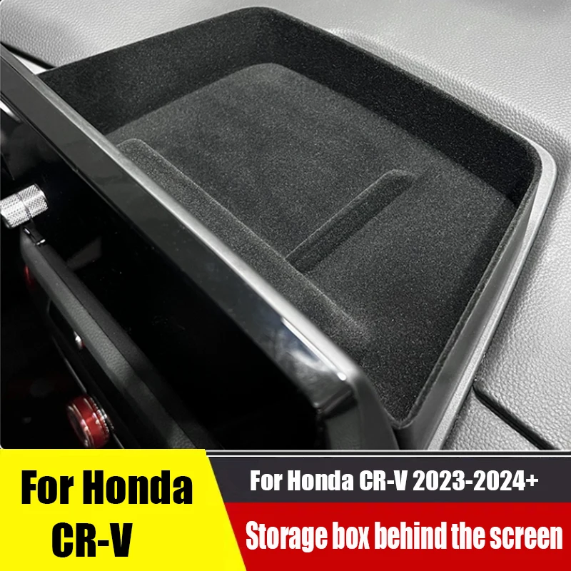 

Для Honda CR-V 2023 2024 задний экран навигации коробка для хранения центральный экран управления хранение и аксессуары для хранения