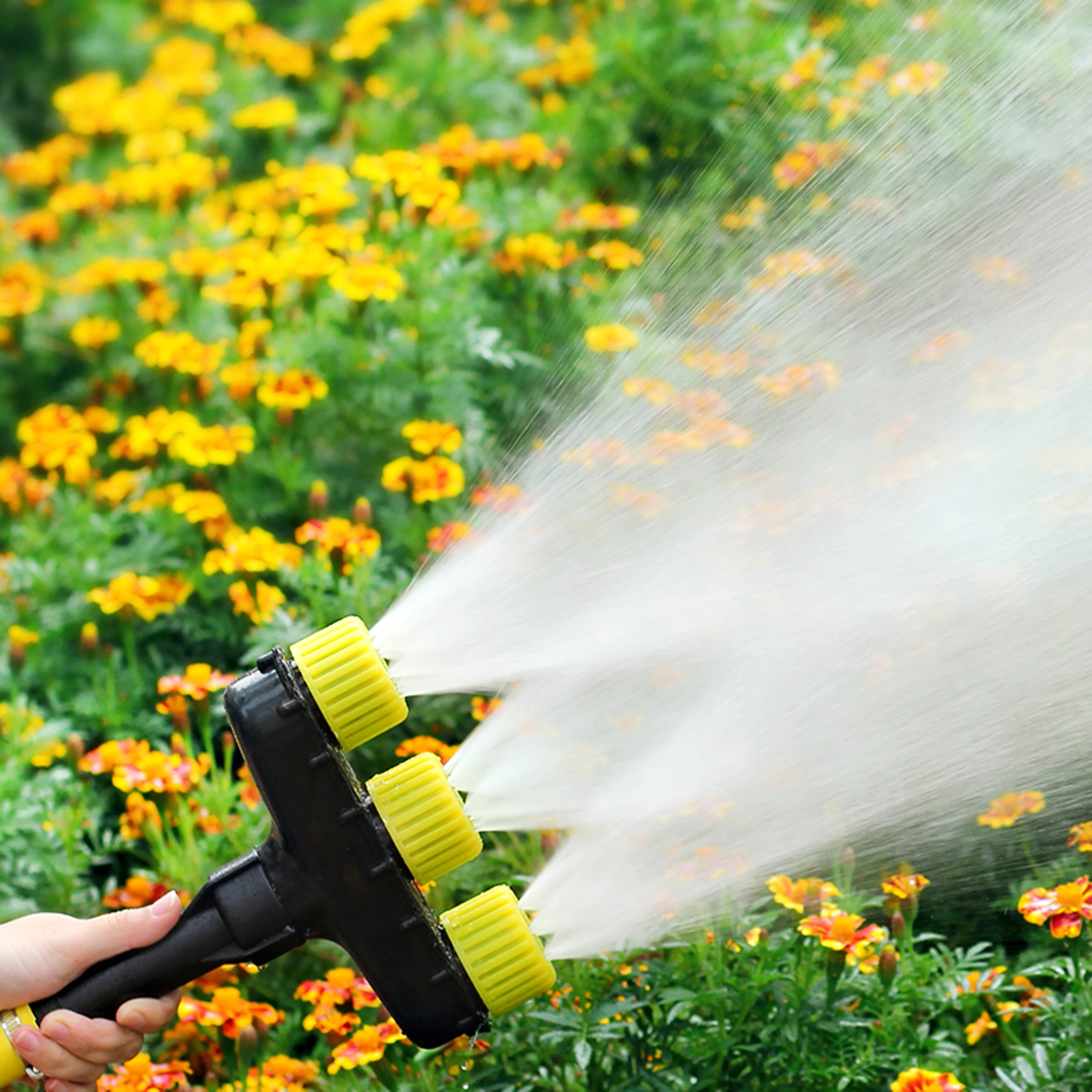 Multi-Nozzle Adjustable High Flow Spray Head For Home Garden, Agricultural UseGardening Sprinkler For Flowers, Farms, Lawns