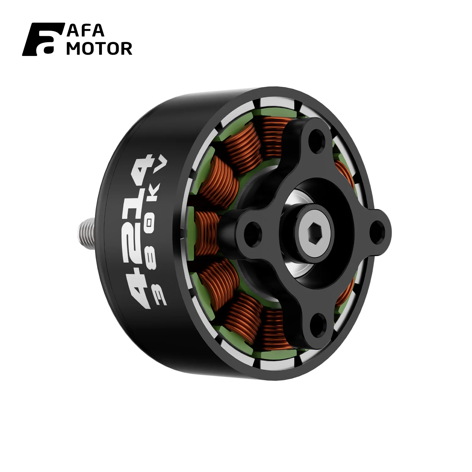 AZ4214 380KV V1 브러시리스 모터(13인치 FPV 드론용) 6-12S 장거리/시네마틱/시네타이퍼 FPV 모터 부품