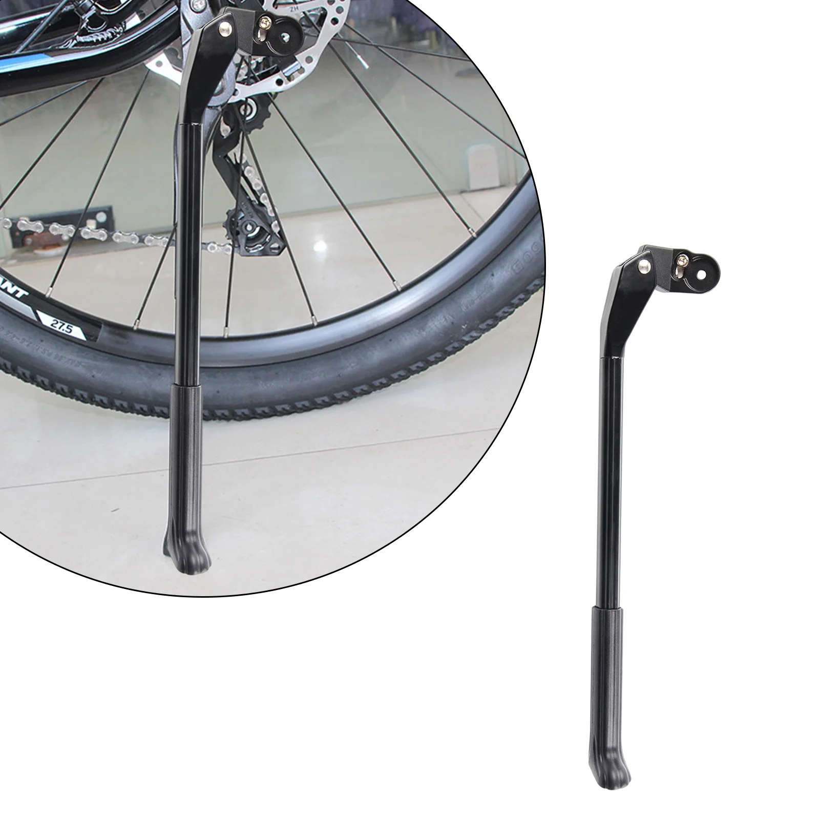 Bike Kickstand Anticrack Rear Side Bicycle Kick Stand Aluminum Alloy
