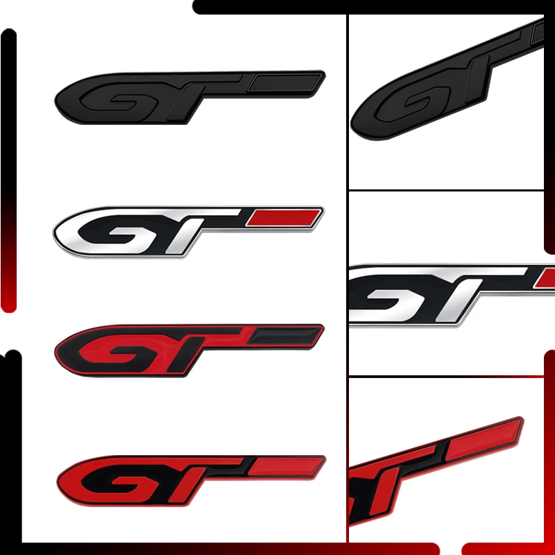 Per Peugeot 308 508 Gt Badge 208 2008 3008 5008 Rcz 206 107 407 308Sw 207 Kia Citroen Car Body Emblem 3D Tail Sticker Decalcomanie