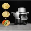 Electric Slicer Thickness Adjustable Restaurant Milk Tea Store Vegetable Cutter  Multi-function Commercial Dicing Machine 3