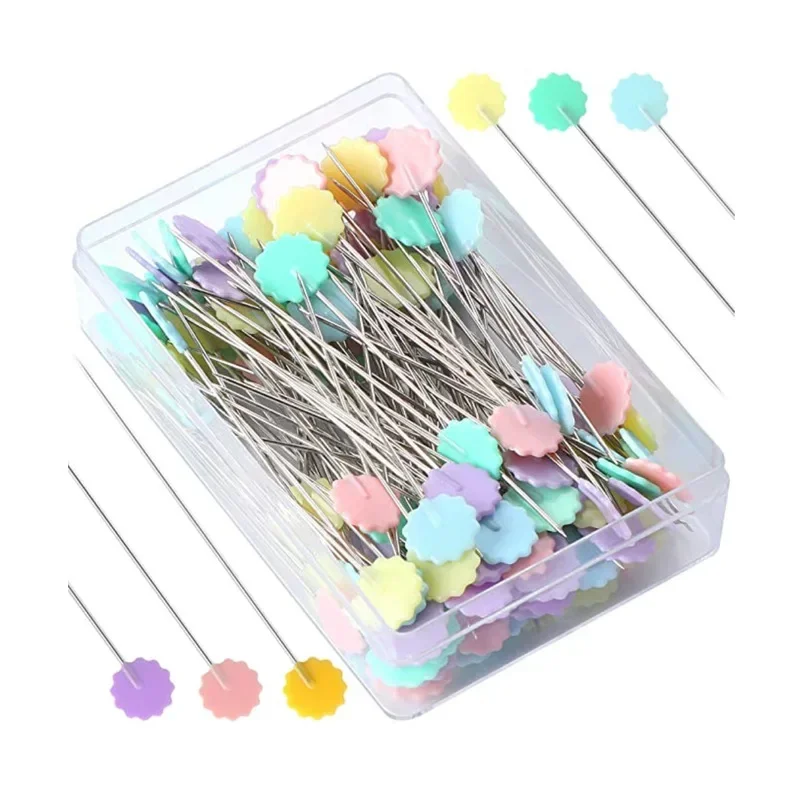 Description Picture 2 of item50PCS Clothing Manual Positioning Needle Pin Shaped Sewing  Embroidery Patchwork Tools Fixing Needle Handmade DIY Accessories
