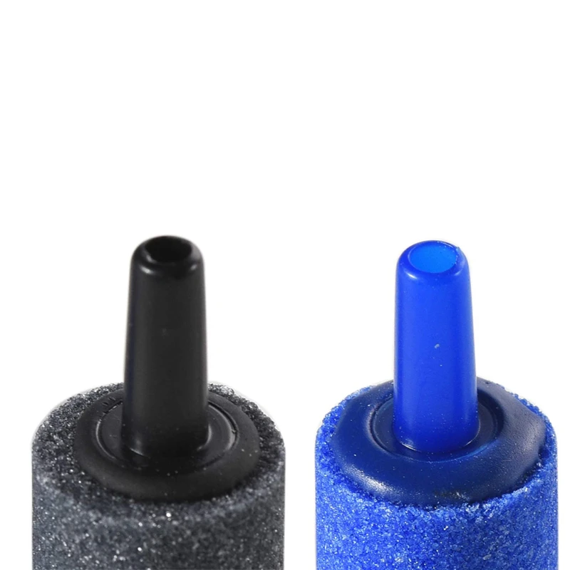 Aquarium Air Stone Aquarium Air Stone Decoration 10Pcs Aquarium Bubble Stone Cylinder Shape Airstones For Fish Tank Aerator Pump Hydroponics Oxygen Diffuser 1 Inch
