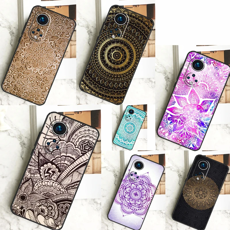 Indian Floral Henna Mandala Phone Case Cover