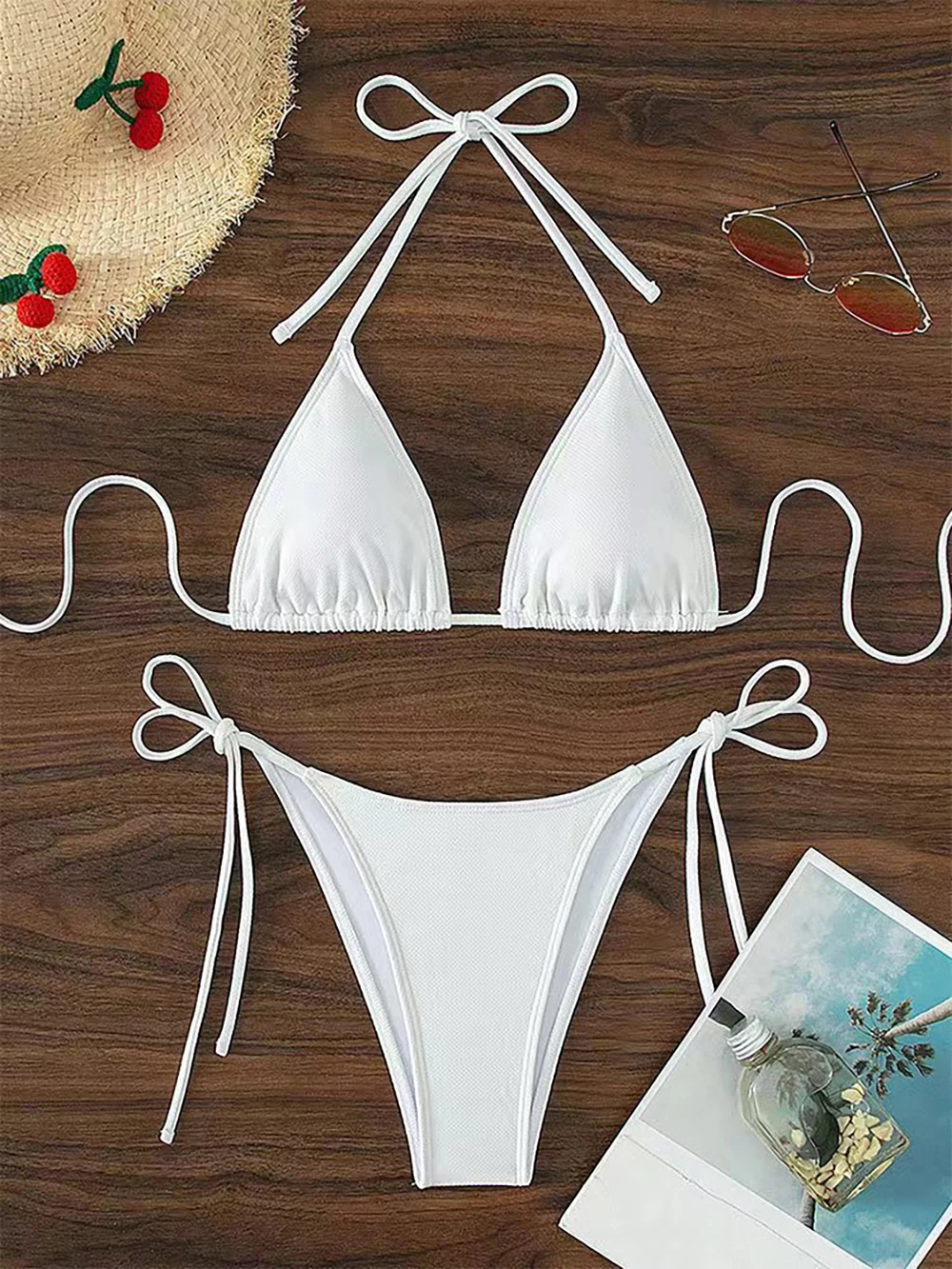 Tanga para mujer de elastano